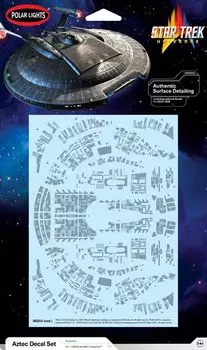 Platts Polar Lights Star Enterprise Aztec Decal Set для пластиковой модели Enterprise Scale Decal MKA054 Trek NX-01 1/1000