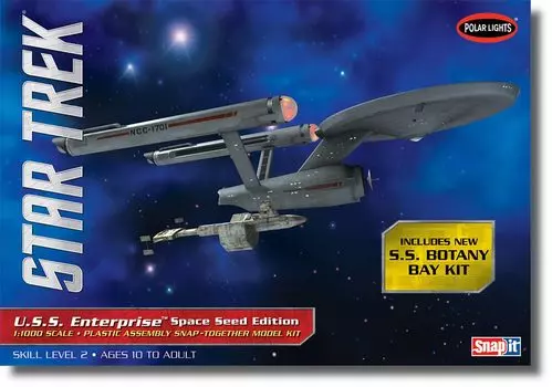 Platts Polar Lights Star Trek Enterprise Emperor of the Universe Scale Пластиковая модель POL908 (Космическая операция) NCC-1701 USS Версия. 1/1000