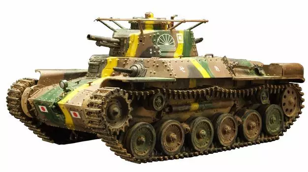 Platts, японский армейский средний танк Type 97, шасси 57 мм с фигуркой танкиста, пластиковая модель 1/35, башня Chi-Ha/новый SP-156