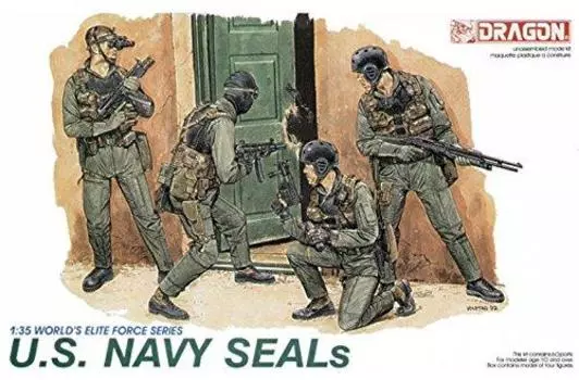 Platts US Navy Special Forces Navy Seals Пластиковая модель DR3017 1/35