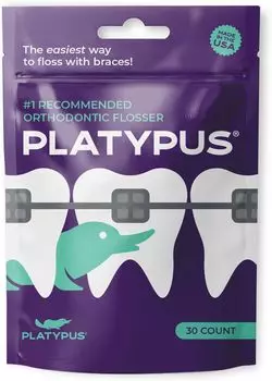 Platypus Ortho Flosser for Braces Packs 90 by Platypus 30/pack (3 = Flossers) [item]