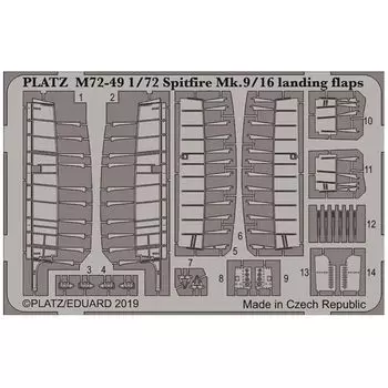 platz 1/72 spitfire для Mk.XVI Flap set (травленые детали)