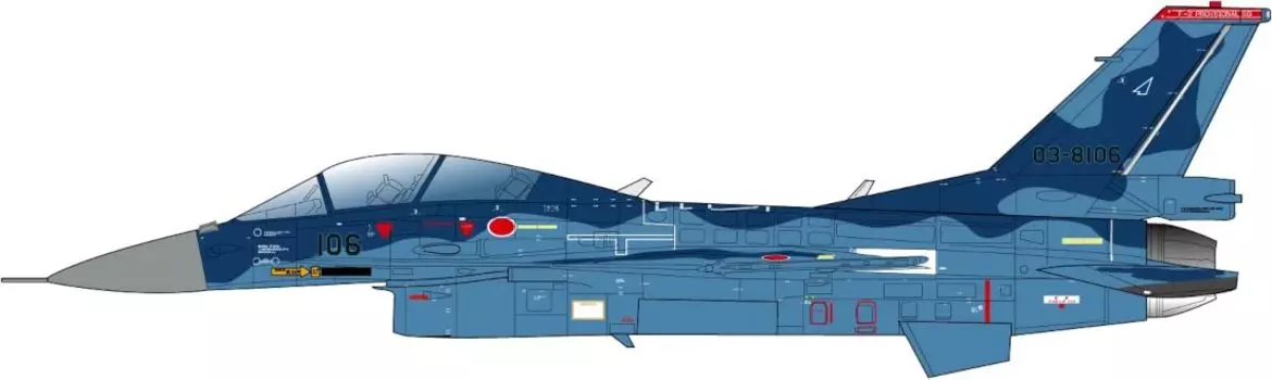 Platz Air Force 2022 Decal Пластиковая модель Decal 1/72 Самооборона F-2B JD-41