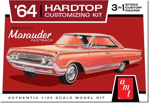 Platz AMT 1964 Mercury Marauder Hardtop Пластиковая модель AMT1294 1/25 (3в1) (Машина)