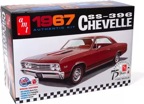 Platz AMT 1967 Chevy Chevelle SS 396 Пластиковая модель AMT1388 1/25