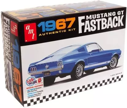 Platz AMT 1967 Ford Mustang GT Fastback Пластиковая модель IT1241 1/25 (Машина)