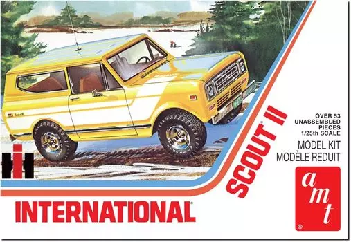 Platz AMT 1977 International Harvester Scout II Пластиковая модель AMT1248 1/25 (Машина)