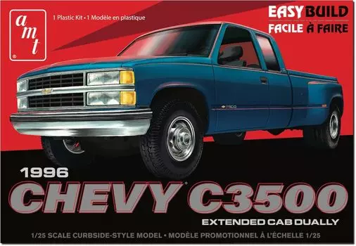 Platz AMT 1996 Chevrolet C3500 Dual Pickup Пластиковая модель AMT1409 1/25