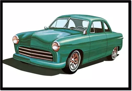 Platz AMT Ford Coupe 1949 года, пластиковая модель AMT1359, 1/25, 49 дюймов (Машина)