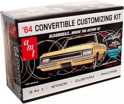 Platz AMT Oldsmobile Cutlass 1964 Кабриолет Пластиковая модель AMT1200 1/25 F-85