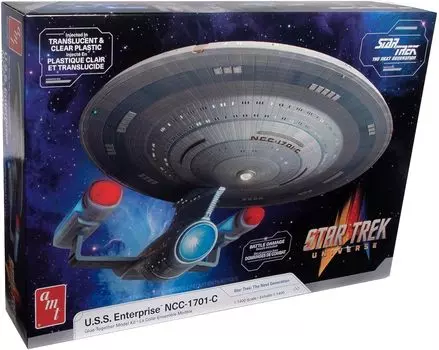 Platz AMT Star Trek Enterprise Scale Пластиковая модель AMT1332 USS. NCC-1701-C 1/1400