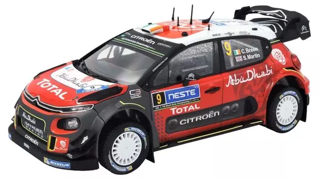 Platz Belkit Citroen C3 WRC 2017 Финляндия Ралли Пластиковая модель BEL018 1/24 (Спецификация гравия)