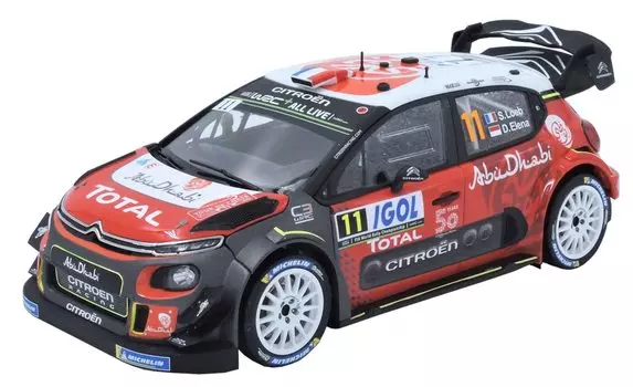 Platz Belkit Citroen C3 WRC 2018 Tour de Corse Пластиковая модель BEL017 1/24 (Спецификация асфальта)