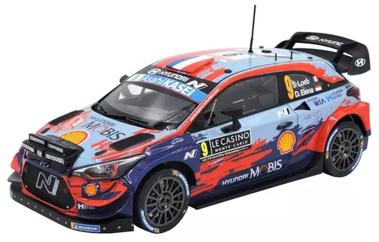 Platz Belkit Hyundai i20 Coupe WRC 2020 Monte Carlo Rally Winner Пластиковая модель BEL021 1/24