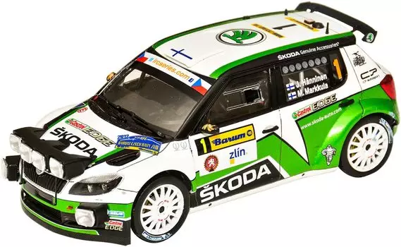 Platz Belkit Skoda Fabia S2000 EVO 2012 Balm Czech Rally Zlin Winner Пластиковая модель BEL004 1/24