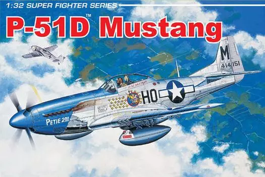 Platz DR3201 US Army Mustang Пластиковая модель 1/32 WW.II P-51D