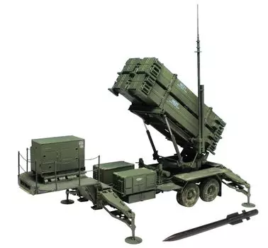 PLATZ Dragon American Patriot SAM M901 launcher parts included plastic model assembly kit BL3563SP 1/35 MIM-104F PAC-3 photo-etched (military vehicle)
