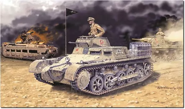 Platz Dragon WW2 German Panzer I Type B African Corps Specification Magic Parts Included Luxury Specification Plastic Model DR6207SP 1/35