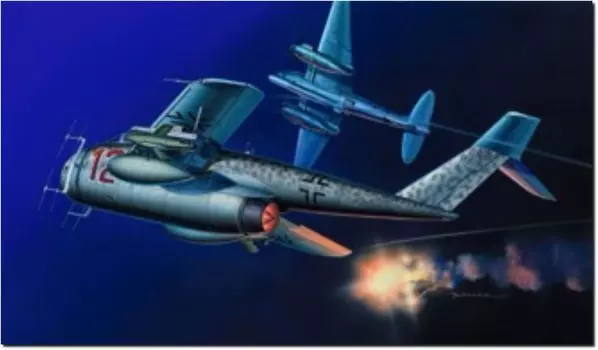 Пластиковая модель Platz Dragon WW2 Германия Me1101 Nachtjaeger DR5014 1/72 (Самолет)