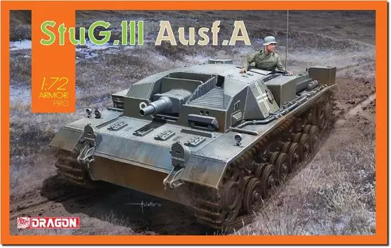 Platz Dragon WW2 немецкая самоходная артиллерийская установка StuG III Type A пластиковая модель DR7557 1/72 (танк)