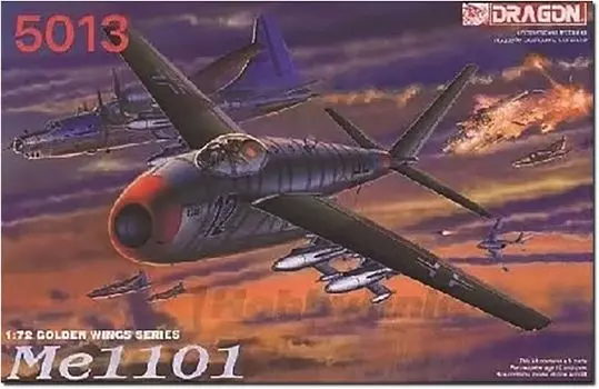 Platz Dragon WW2 немецкий самолет Messerschmitt Me1101 пластиковая модель DR5013 1/72