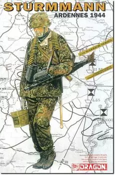 PLATZ Dragon WW2 Немецкий Ваффен СС Машина Арденны 1944 Пластиковая Модель DR1604 1/16 Наводчик, (мужчина)