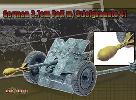 Platz explosive plastic model DR70556 1/6 3.7cmPak w/stielgranate41 (molded bullet)