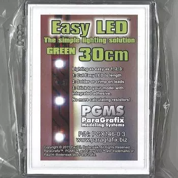 Platz Flexible illumination LED unit green 30cm PGX146-0.3