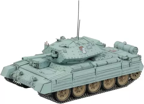 Platz Girls Panzer Final Chapter Cruiser Tank Crusader Gloriana School Crusader Corps Акриловая подставка в комплекте Масштабная пластиковая модель и Mk.VI Mk.III St.