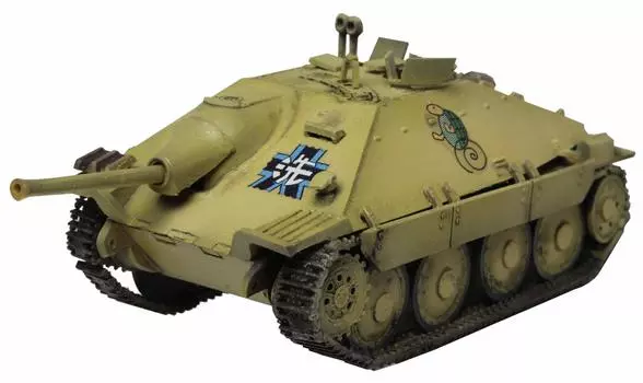 Platz Girls Panzer Final Chapter Hetzer 38 Kai Team Scale Пластиковая модель и (T) Каме-сан 1/72 GP72-21
