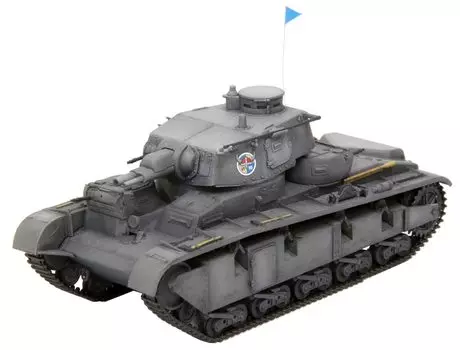 Platz Girls Panzer Final Chapter NbFz Viking Fisheries High School Scale Пластиковая модель и 1/72 GP72-24