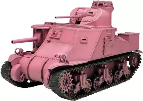 Platz Girls Panzer M3 Средний танк Ли Команда Включен Прозрачный файл Масштабная пластиковая модель и Усаги-сан 1/35 GP-94 (танк)