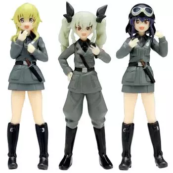 Platz Girls Panzer Movie Anzio High School Набор фигурок Операция Макароны GPF-16 и 1/35