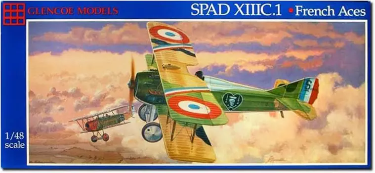 Platz Glenco Models Spad XIII Французский Ас Пластиковая Модель GM05118 1/48 (Самолет)
