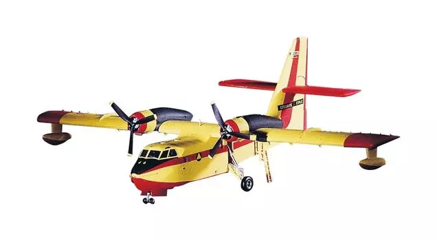 Platz Herre Canadair Amphibious Fire Fighting Flying Boat Пластиковая модель HE80373 1/72 CL-215 (Самолет)