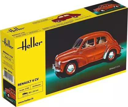 Platz Herre Renault 4 CV Пластиковая модель HE80174 1/43