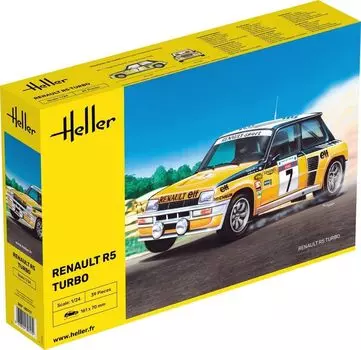 Platz Herre Renault R5 Turbo Rally 1982 Tour de Corse Пластиковая модель HE80717 1/24 (Машина)
