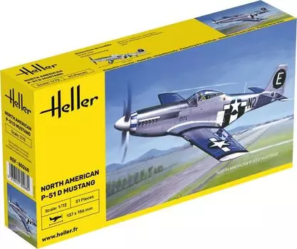 Platz Herre WW2 Американский Мустанг Пластиковая модель HE80268 1/72 P-51D (Самолет)