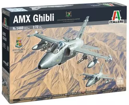 PLATZ Итальянский штурмовик AMX Ghibli Пластиковая модель IT1460 1/72 (Самолет)