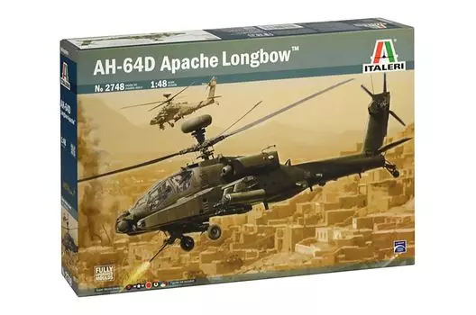 Platz Italeri American Apache Longbow Пластиковая модель IT2748 1/48 AH-64D (Вертолет)