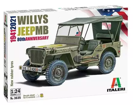 Platz Italeri Американский грузовик тонн 80-я годовщина пластиковая модель IT3635 1/24 1/4 44 (боевая машина)