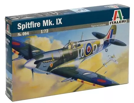 Platz Italeri британский истребитель Spitfire пластиковая модель IT0094 1/72 WW.II Mk.IX (Самолет)