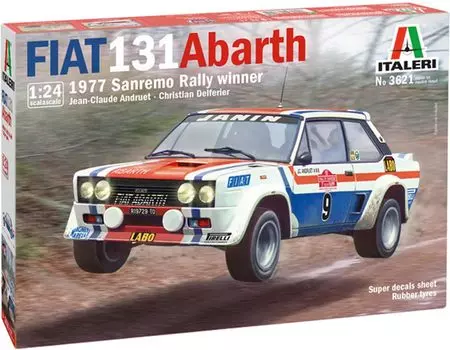 Platz Italeri Fiat 131 Abarth 1977 Sanremo Rally Winner руководство Пластиковая модель IT3621 1/24 (Включая японский)