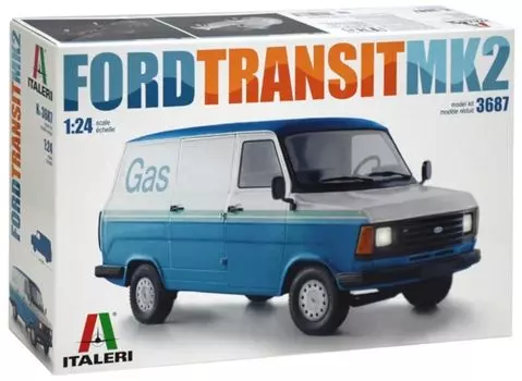 Platz Italeri Ford Transit Пластиковая модель IT3687 1/24 Mk.2