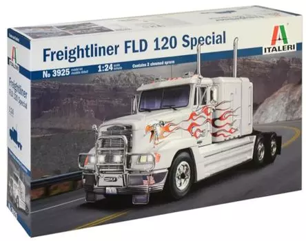Platz Italeri Freightliner FLD 120 Special Tractor Head Пластиковая модель IT3925 1/24