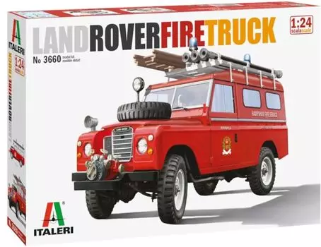 Platz Italeri Land Rover Пожарная машина Пластиковая модель IT3660 1/24