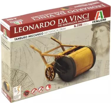 Platz Italeri Leonardo da механический барабан пластиковая модель IT3106 Vinci s (автоматический барабан)