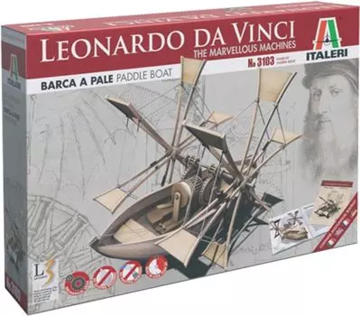 Platz Italeri Leonardo da весло лодка пластиковая модель IT3103 Vinci s (лодка с веслами)