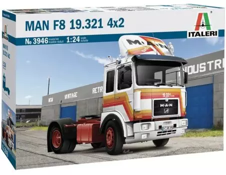 Platz Italeri Man F8 Грузовик Пластиковая Модель IT3946 1/24 19.321