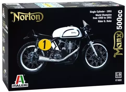 Platz Italeri Norton Manx 500cc 1951 Plastic Model IT4602 1/9